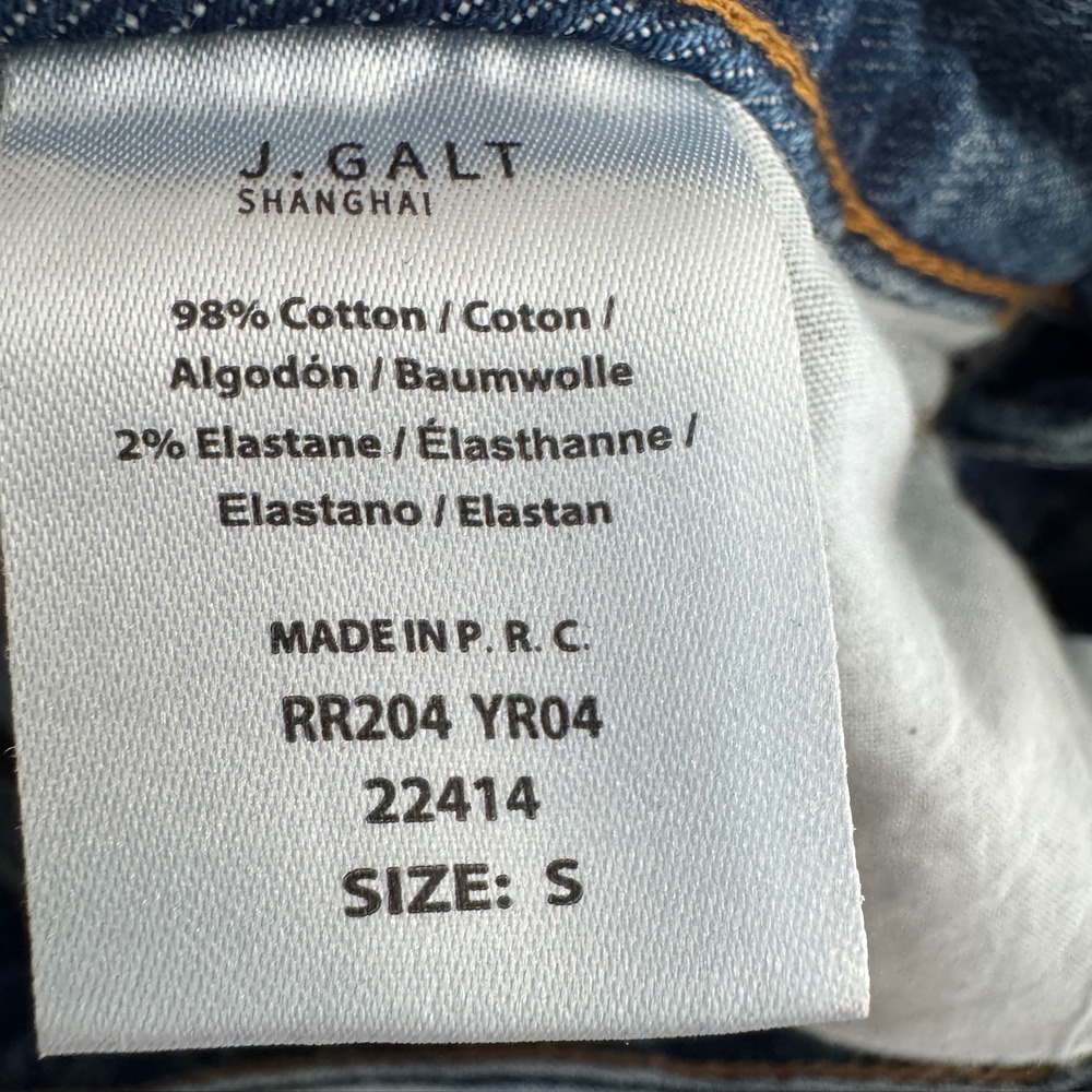 John Galt Brandy Melville Low Rise Flare Jeans Medium Wash Blue Size S RR204